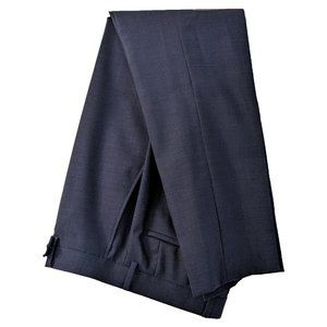 Bar III Slim-Fit Suit Pants Navy Blue 32x34